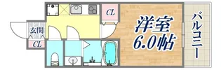 アドバンス神戸ラシュレ【12階】の間取り