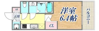 エスリード神戸兵庫駅マリーナスクエア【7階】の間取り