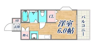 ゴールドリバー板宿【2階】の間取り