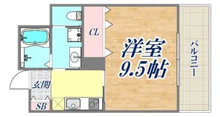 ピッコラ・カーサ友田町【4階】の間取り