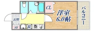 ブルーム神戸三宮【3階】の間取り