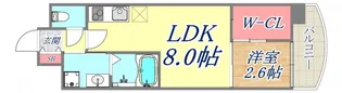 セレニテ神戸元町プリエ【12階】の間取り