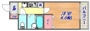 エスペランサ御影【4階】の間取り