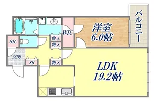 ルネ神戸旧居留地109番館【5階】の間取り