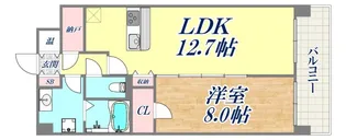 サニープレイス西芦屋 2号館【3階】の間取り