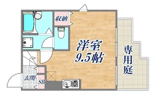 BELLTREE平和台【1階】の間取り