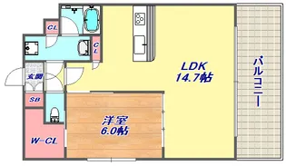 アーバネックス神戸六甲【3階】の間取り