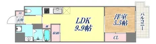 zonna神戸磯上通【3階】の間取り