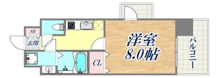 アプリーレ神戸元町【9階】の間取り