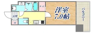 セレニテ三宮リアン【8階】の間取り