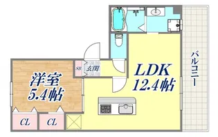 アネックス北神戸【3階】の間取り
