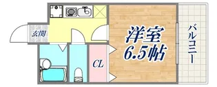 ハイツ湊川【5階】の間取り