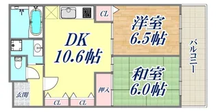 フェニーチェ神戸【8階】の間取り