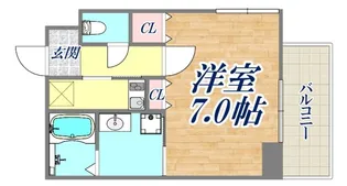 ドゥヴェル甲南【3階】の間取り