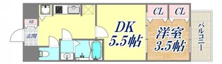 LAV神戸三宮【11階】の間取り