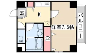 WELLBEAR新神戸【3階】の間取り