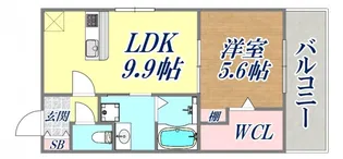 Habitation神戸【1階】の間取り