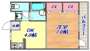リッジヴィラ魚崎【5階】の間取り