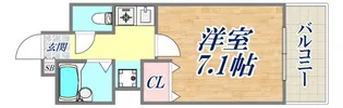 フローラ甲南山手【4階】の間取り