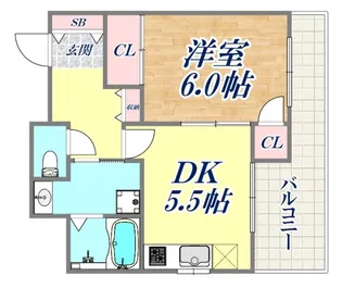 エフアール板宿【3階】の間取り