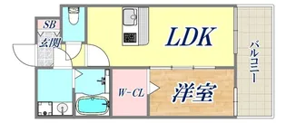 ソルメルディア神戸MJC【11階】の間取り
