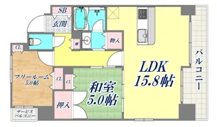 ワコーレ神戸大開通ステーションスターズ【9階】の間取り