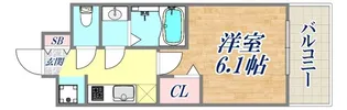 ファステート神戸サルビア【6階】の間取り