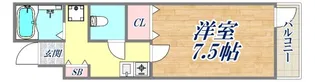 AQUA春日野道【1階】の間取り