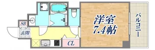ワールドアイ神戸湊町【6階】の間取り