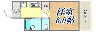 ベルデ北野【1階】の間取り