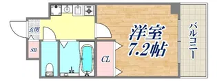 エスポワール三宮パート2【9階】の間取り