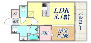 レオンコンフォート神戸山手通【4階】の間取り