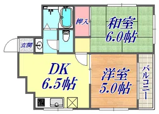 三景ビル【4階】の間取り