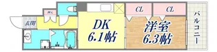 EIGHT KOBE【4階】の間取り