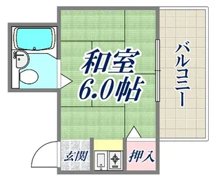 ニューヤングハイツ【3階】の間取り