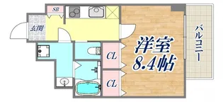 Fiel神戸本山【6階】の間取り
