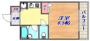 フレイランス六甲【3階】の間取り