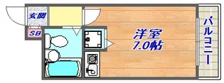 ダイアパレス王子公園【7階】の間取り