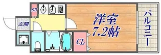 エステムコート三宮山手2ソアーレ【6階】の間取り