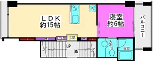 AOKI Apartment【205号室】の間取り