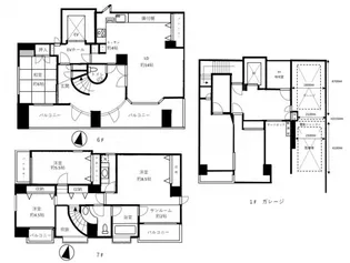パークメゾン【601号室】の間取り