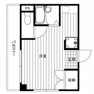 ドミール石原【201号室】の間取り