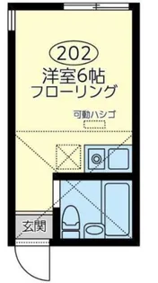 ユナイト田浦パルタージュ【102号室】の間取り