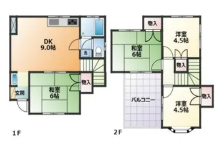 神奈川県横浜市金沢区六浦南5丁目【一戸建】の間取り