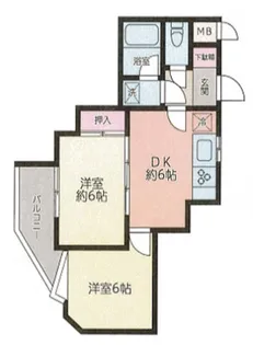 グレイス根岸【4階】の間取り