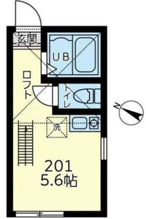 ユナイト追浜ディナール【2階】の間取り
