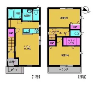 神奈川県横浜市金沢区六浦3丁目【一戸建】の間取り