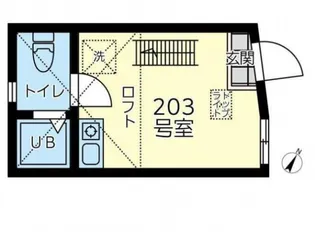ユナイト追浜ビセンテモレーノ【101号室】の間取り