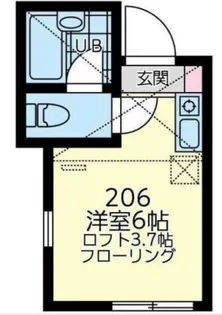 ユナイトルミエール妙蓮寺【2階】の間取り
