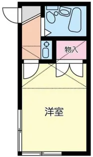 ユナイト白楽コリンの杜【203号室】の間取り